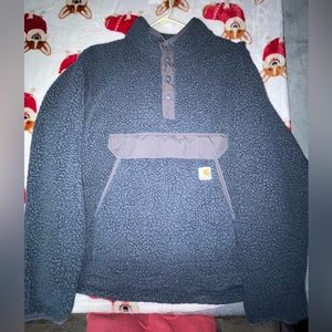 Carhartt RELAXED FIT FLEECE SNAP FRONT JACKET - 2 WARMER RATING